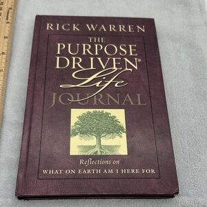 The Purpose Driven Life Journal by: Rick Warren a Hardback 2003 Journal Book